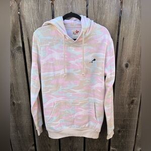 Women's EQ Hoodie Multicolor Rooster L Camo Streetwear Art Hip Hop City Oversize